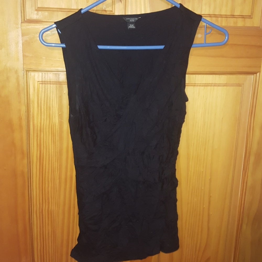 Ann Taylor Women's Cami Tank Tops Black Size XSP